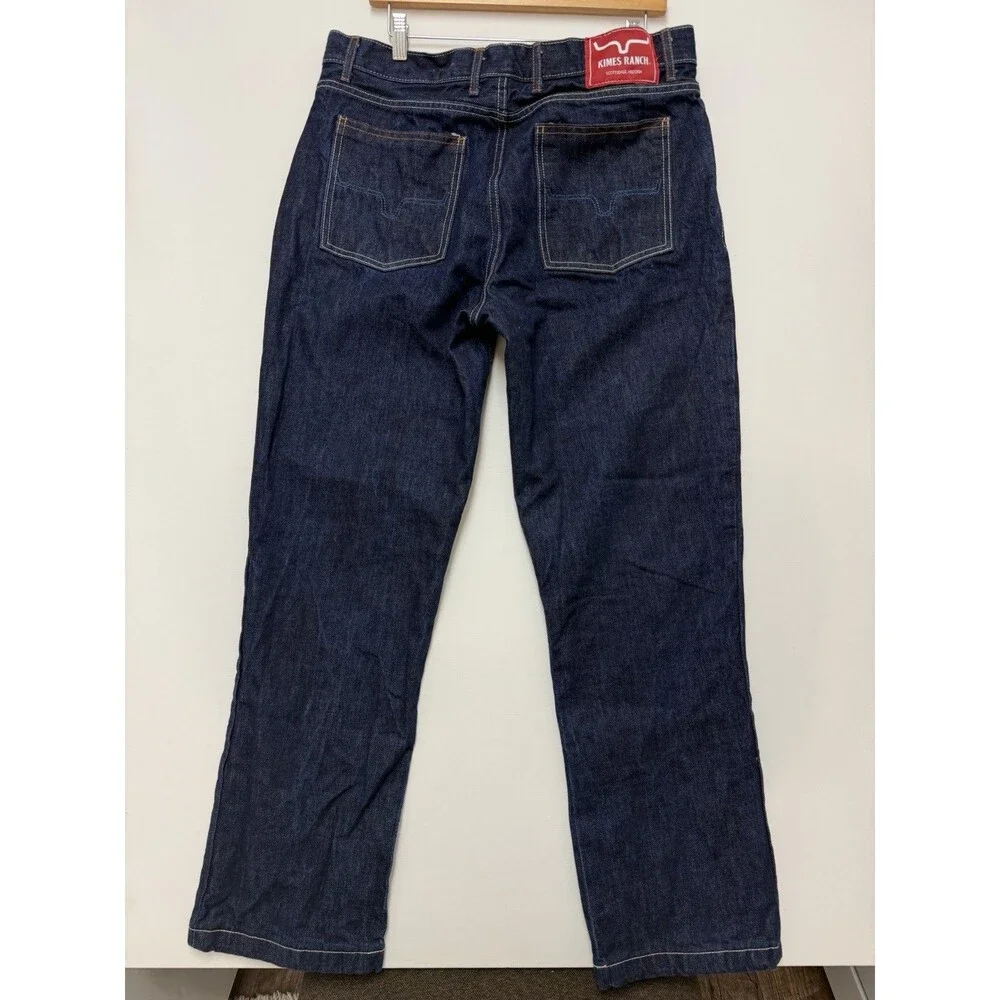 Kimes Ranch Men's Jeans Dillon 35x32 Mid Rise Relaxed Boot Cut Made in the USA - Picture 2 of 16